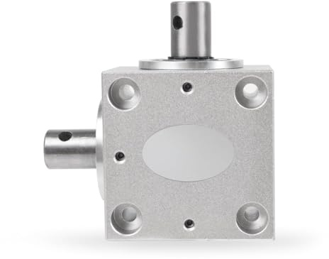 Wesafrae Engranaje de Dirección de Ángulo Recto con Transmisión Angular de 90°, Caja de Engranajes Cónicos con Relación 1:1, Eje de Salida Única de 15 Mm, Módulo 1,5, Acero 20.