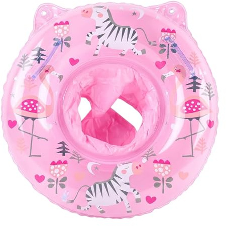 PORUPAEL Baby swimming Float, uppblåsbar baby swimming ring med säkerhet säte och handtag, småbarn swimming float uppblåsbar simring för 3–36 månader första summer pool bad strand dekor