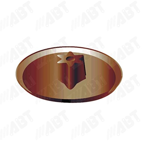 Abdeckkappen, braun für Fensterrahmenschrauben mit T30 - Antrieb, 100 Stück