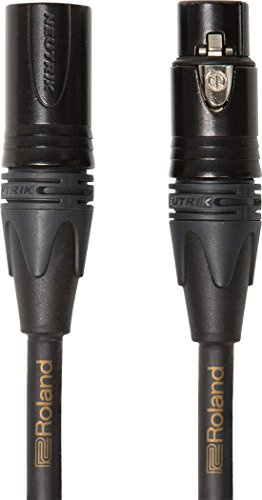 Roland Gold-Serie Vierfach-Mikrofonkabel, Länge: 7,5m – RMC-GQ25