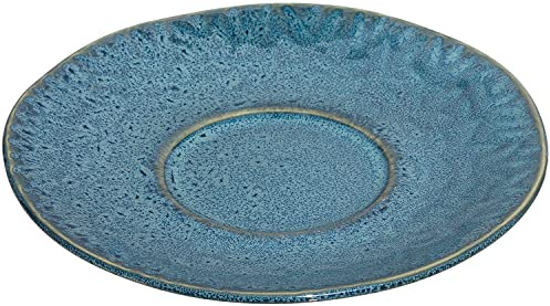 LEONARDO HOME 18592 MATERA - Piattino in ceramica, 15 cm, colore: Blu