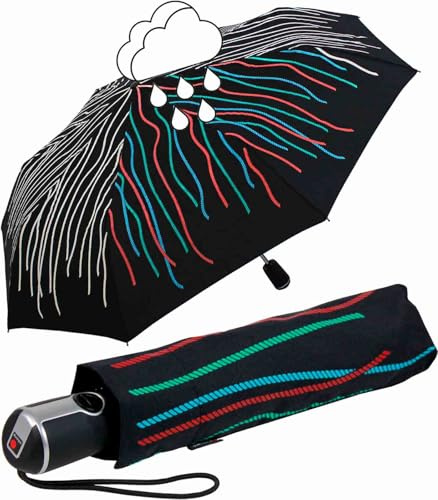 Knirps Regenschirm Damen Taschenschirm Large Duomatic