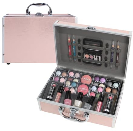 ZMILE COSMETICS Schminkkoffer Eye-Catcher Rosa Schminkset Kosmetik