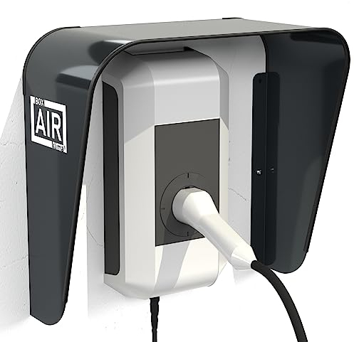 Box Air Klima Copertura per Wallbox | Protezione dalle Intemperie per Stazione di Ricarica per Auto Elettriche in Alluminio Composito | Tetto Antipioggia, Protezione dal Sole e Raggi UV