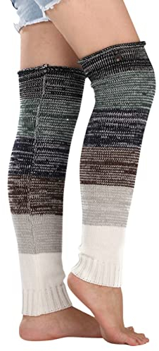 Damen Stulpen Bunt Beinwärmer Mädchen Legwarmers Crochet Ballettstulpen Winter Thermo Beinstulpen Socken Kawaii Herbst Strümpfe Mit Stiefeln Tragbar Beinstulpen Lange/Kurz Knöchelwärmer Solide