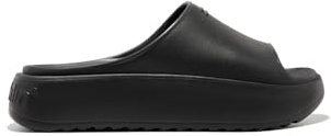 D.Franklin Chanclas Mujer Estilo Pala Slide Negro - Sandalias deportivas planas cómodas para verano - Talla (39) - Modelo -slide