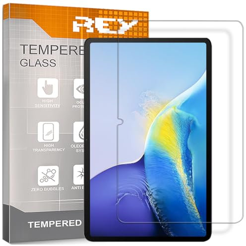 REY Pellicola salvaschermo per OUKITEL OT5 12, Pellicole salvaschermo Vetro temperato, di qualità Premium Tablet