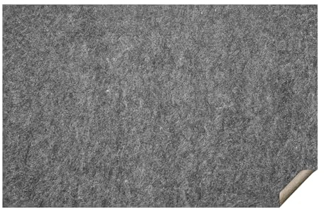 VEVOR sous-Tapis Antidérapant, Coussin de Protection de Tapis, 153x244 cm, Épaisseur 6 mm, Double Surface, Feutre Polyester + Latex, Gris, Zone de Couverture de 3-4 ㎡, Coussin de Tapis pour Tous Sols