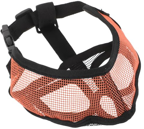POPETPOP Verstellbarer Maulkorb Für Hunde Mit Kurzem Maul Atmungsaktives Mesh Material Anti Beiß Für Französische Bulldogge Outdoor Und Training