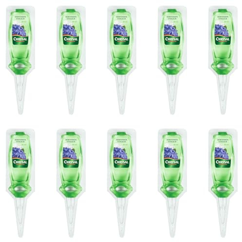 Chrysal Hortensien Vitalkur - 10x 30 ml Gebrauchsfertiger Dünger, Blister einfach in die Erde stecken