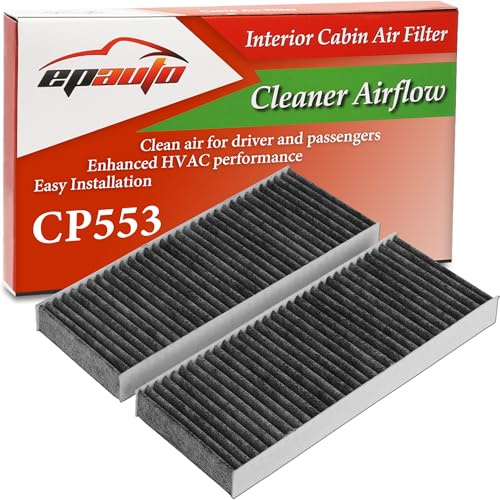 EPAuto CP553 (CF10553) Cabin Air Filter, Replacement for Nissan Frontier (2005–2025), Xterra (2005–2015), Pathfinder (2005–2012), NV1500/2500/3500 (2012–2015), Suzuki Equator (2009–2012)