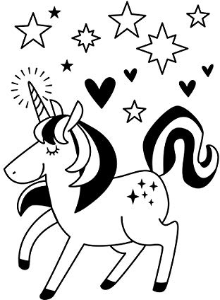 Darice 30041341 Prägeschablone, Prägefolder Einhorn, Transparent, A6