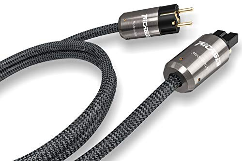 Ricable MA15 Magnus Powercord 1,5 mt - Netzkabel mit Schukostecker High-End mit Abschirmung
