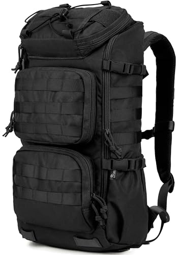 Mardingtop Tactical Backpacks Molle Hiking daypacks for Motorcycle Camping Hiking Military Traveling,25L Backpack