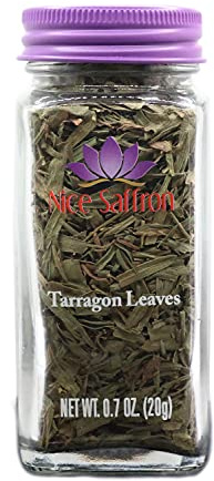 All Natural Tarragon Leaves 0.7 oz (20 gr) | Dried Herb Tarragon Leaves Cut and Sifted, Perfect for French Cooking
