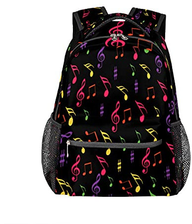 Rucksack mit farbigen Notizen, Illustration, personalisiertes Muster, Büchertaschen, Freizeitrucksack für Teenager, Jungen und Mädchen, Rucksack, Laptop, athletisch, Outdoor, Wandern, Camping, Reisen,