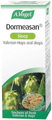 A.Vogel Dormeasan Valerian-Hops Oral Drops 50ml – Herbal Sleep Support Drops for Relaxation, Stress & Night-Time Routine