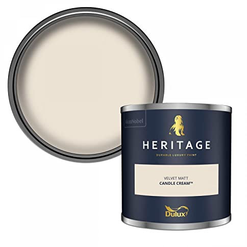 Dulux Trade Heritage Velvet Matt Emulsion Candle Cream - 1ltr