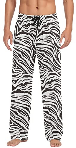 RPLIFE Buffalo Plaid Schneeflocken Herren Pyjamahose für Frühling, Herren Baumwolle Pyjama Hose