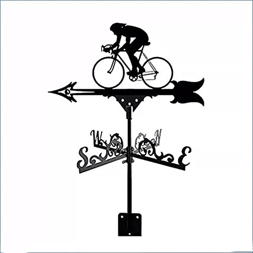 DITUDO Veleta de Viento de Hierro para Tejado,Weather Vane,Veleta Retro,Veleta Jardin,indicador de dirección del Viento,decoración de Veleta,Ornamento para Patio Jardín