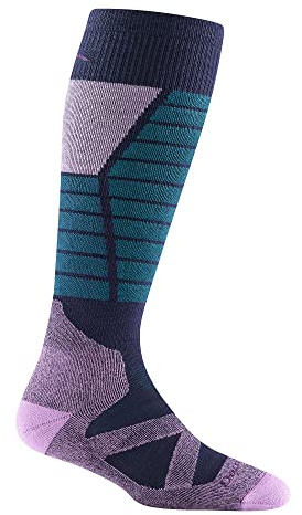Darn Tough Vermont Women's Function X OTC Midweight with Padded Shin Sock (Style 8040) - Eclipse, Medium