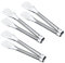 3PCS Stainless Steel Food Tongs - 9'' BBQ & Salad Tongs for Kitchen & Party Use
