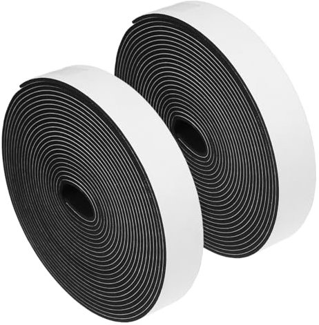 Gadpiparty 2 Rollen Stoßfestes Schallschutzband 2mm Dickes Isolierband Selbstklebendes Dichtungsband Für Fenster Türen Möbel Und Bettdecken Flexibles Anti Kollisionsband Für Haushalt