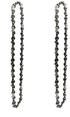 JMORCO Sägeketten 1/2/3/4Pcs 12 Zoll Kettensäge Kette 44DL 22 Cutter 3/8 LP .050 Stahl Kette Teil for Elektrische Säge Garten Holz Schneiden Werkzeug(2X Chain)