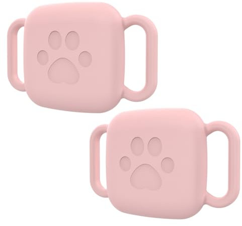 Fiorky Silicone Case for Tile Mate 2022 2024 Protective Cover Sleeve, 2 PCS Silicone Case for Anti-Scratch Sturdy Secure Tag Holder Soft Flexible Cover for Pet Dog Cat Collar Case