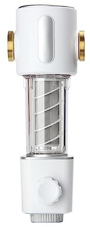 Osmoseanlage Trinkwasser, Rost-Sedimentfilter for Leitungswasser im Haushalt, Wasserreiniger mit großem Durchfluss for das ganze Haus, Spin-Rückspülung, Kupferfront,Wasserfilter