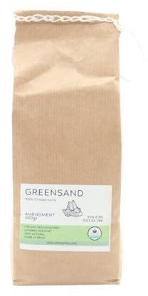 ALMICANNA: Greensand 100% Clinoptilolite 500g - Amendment im Living Soil - Natürlicher Dünger für Pflanzen - Bodenverbesserer