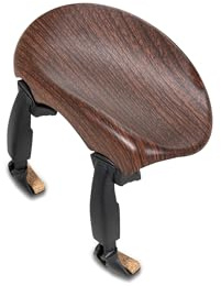 Wittner hakhållare, mitthakhållare violin 4/4, högteknologisk plast, anatomiskt formad, allergitestad, utan skruvmejsel, rosenfärger, 253211P, tillverkad i Tyskland
