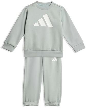 adidas Unisex - Bimbi 0-24 BIG LOGO ESSENTIALS JOGGER, Wonder Sage/white, 2-3 Years