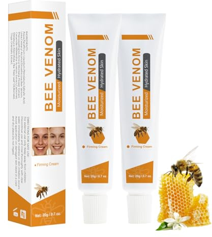 2 Stück Bienengift Anti-Falten-Creme - Bienengift Creme - Bee Cream Bienengiftsalbe gegen Falten - Bee Venom Cre me - Bien engift-Faltenentfernungscreme für alle Hauttypen