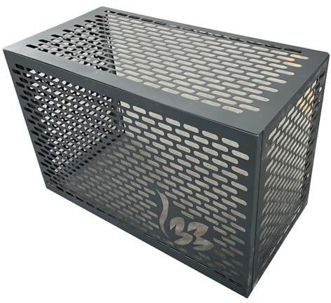 Cache Climatiseur Extérieur, Cache Poubelle Exterieur, Grille de Protection en Aluminium pour Climatiseur, Brise-Vue Décoratif pour Jardin, Pelouse, Pompe de Piscine(99x67x50cm/39x26.4x19.7in)
