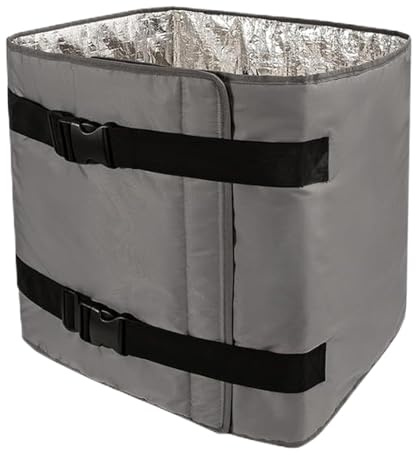 Baoqifong Cubierta aislante para colmena para invierno, 5 capas, ajustable, impermeable, para colmena, accesorio de calentamiento para la apicultura en el patio, jardín, terraza, césped, para