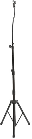 MOTHNUR Soporte de Micrófono de Trípode Ajustable con Base Estable Soporte Telescópico para Micrófonos de Micro para Escenario y Conciertos