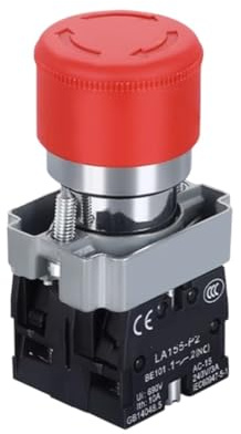 Interruttore a pulsante di accensione for arresto di emergenza 220 V - Blocco rotazione XB2-BS542, BS442, Avviatore di alimentazione a chiave 10A for quadro elettrico 1 PZ(XB2-BS444)