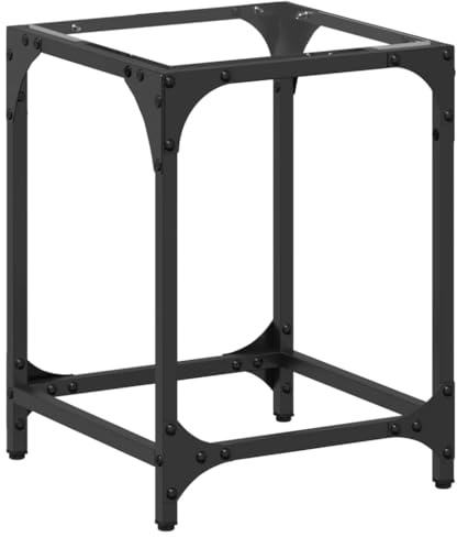QJBSAVVA Couchtisch mit Glasplatte Transparent 30x30x40 cm, Beistelltisch mit Edelstahlgestell für Wohnzimmer, Moderner Wohnzimmertisch Quadratisch, Kleiner Glastisch Sofatisch