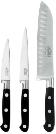 Richardson Sheffield V Sabatier X50CrMoV15 Stainless Steel 3 Piece Kitchen Knife Set
