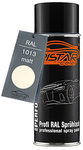 RAL 1013 Perlweiss matt Lack Spraydose - Sprühdose 400 ml, schnelltrocknend | Sprühdose 400 ml, schnelltrocknend