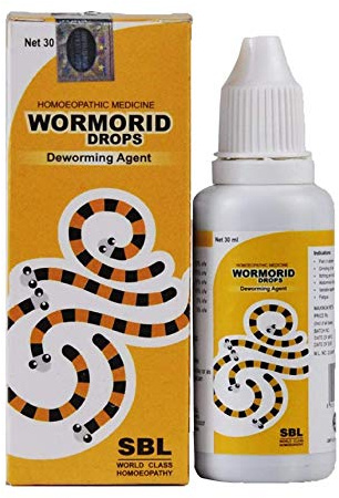 SBL Wormorid Drop Homeopathic - for DeWorming Children - 30ml