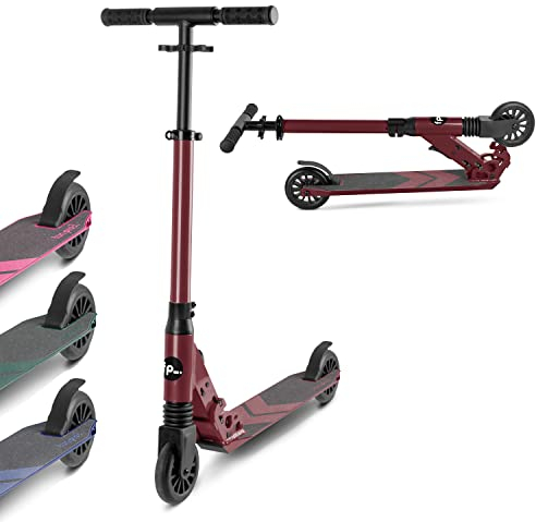 fun pro Premium Roller, Scooter Kinder, Roller Kinder 6-18 Jahre - Kickscooter, Tretroller, Cityroller, Faltbar Roller Erwachsene - LED Räder optional Roller Erwachsene