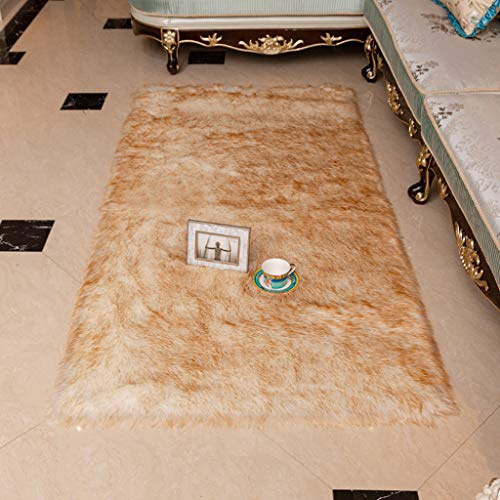 VOCD Alfombra De Área Ultra Suave, Alfombras Peludas Modernas, Alfombras Gruesas Y Esponjosas De Interior Antideslizantes Rectangulares para Silla, Cama, Sofá, Piso con Lana Extra Larga