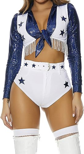 Forplay womens Seeing Stars Cheerleader Costume
