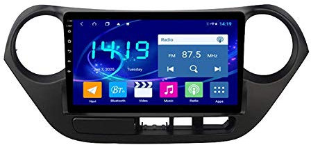 Gndy GPS Navigation Car Stereo per Hyundai I10 2013-2016 Auto Multimedia Video Player Navigatore satellitare Ricevitore 1080P HD Touchscreen WiFi