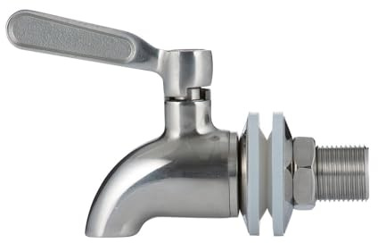 Kilner Robinet de rechange en acier inoxydable durable et anti-goutte pour distributeurs de boissons de 3 L, 5 L et 8 litres Facile à installer et étanche avec rondelles en silicone