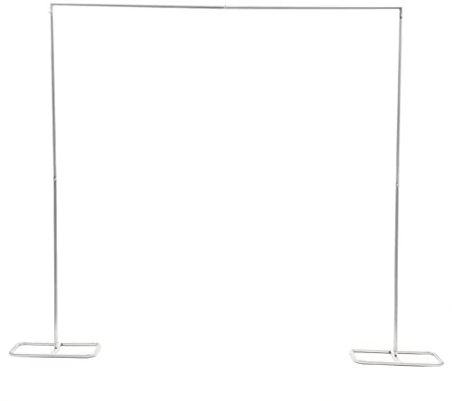 2X2,1M Eisen Quadrat Hochzeitsbogen, Weiß Ballonbogen Kit Rosenbogen Hintergrund Dekor, Abnehmbar Leicht Zu Tragen, Für Alle Arten Von Festivalplätzen