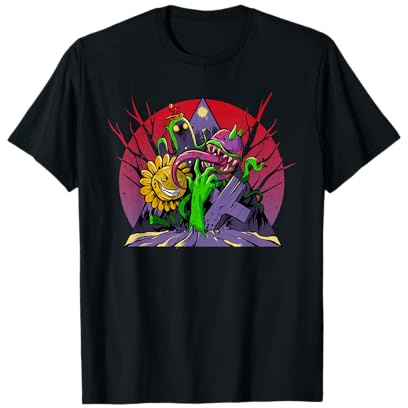 Zombies et plantes T-Shirt