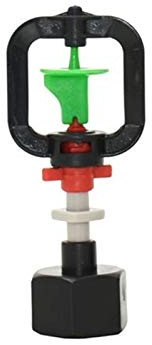 Bewässerungssystem des Rasensprinklers 1/2 weibliche faden rotierende sprinkler düsen 360 grad tropfen bewässerung wasserdüsen gießpflanzen wassering 4 stücke